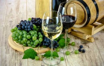 Uvas e vinho
